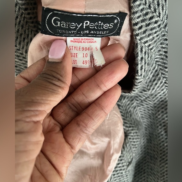 VINTAGE Wool Tweed Coat - Picture 5 of 5